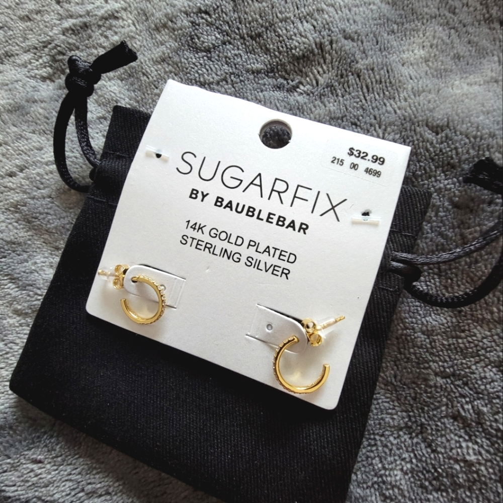 14K Gold Plated Sterling Silver Earrings